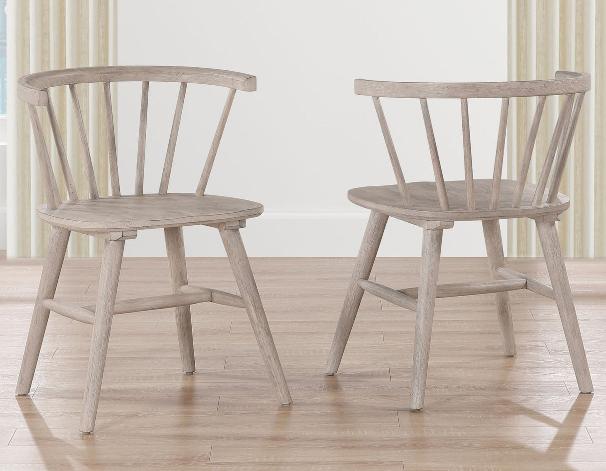 Willow Tan Round Dining Room Set by Steve Silver at Eve Furniture
