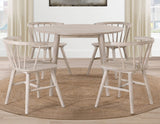 Willow Tan Round Dining Room Set by Steve Silver at Eve Furniture