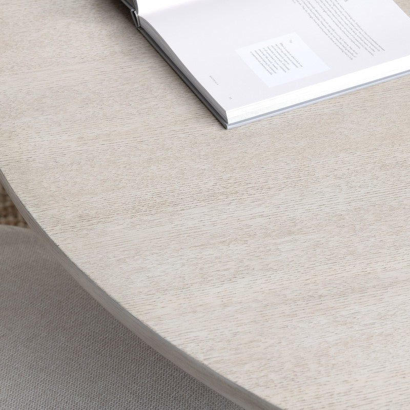 Willow White Round Dining Table by Crestview at Eve Furniture