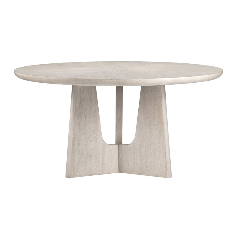 Willow White Round Dining Table by Crestview at Eve Furniture