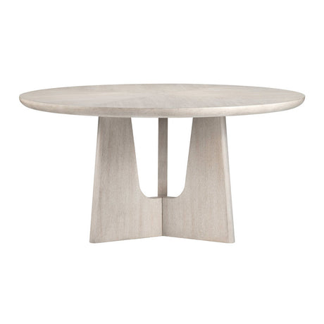 Willow White Round Dining Table by Crestview at Eve Furniture