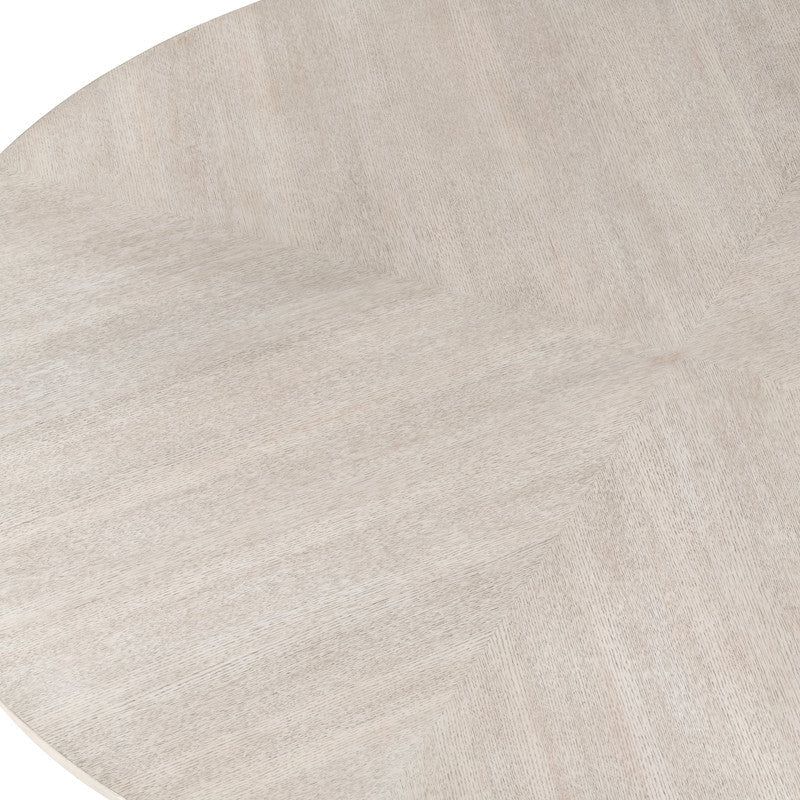 Willow White Round Dining Table by Crestview at Eve Furniture