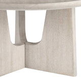 Willow White Round Dining Table by Crestview at Eve Furniture