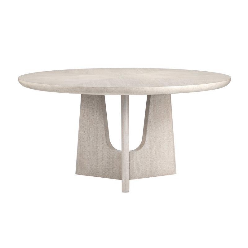 Willow White Round Dining Table by Crestview at Eve Furniture
