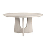 Willow White Round Dining Table by Crestview at Eve Furniture
