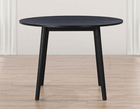 Willow 42″ Round Dining Table, Black by Steve Silver at Eve Furniture