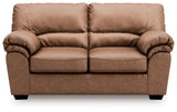 WillowBend Caramel Loveseat by Ashley at Eve Furniture