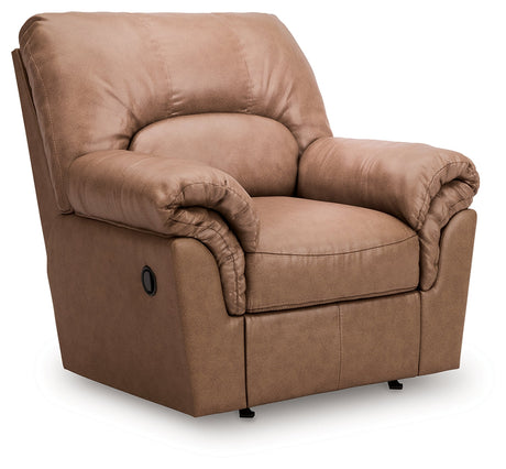 WillowBend Caramel Manual Recliner by Ashley at Eve Furniture