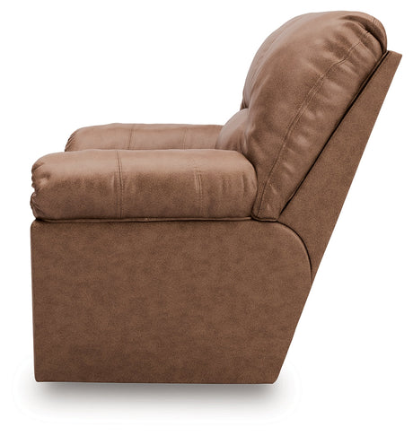 WillowBend Caramel Manual Recliner by Ashley at Eve Furniture