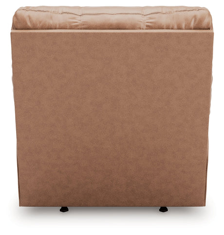 WillowBend Caramel Manual Recliner by Ashley at Eve Furniture