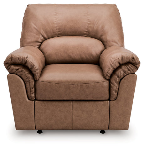 WillowBend Caramel Manual Recliner by Ashley at Eve Furniture