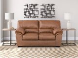 WillowBend Caramel Sofa and Loveseat by Ashley at Eve Furniture