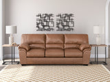 WillowBend Caramel Sofa and Loveseat by Ashley at Eve Furniture
