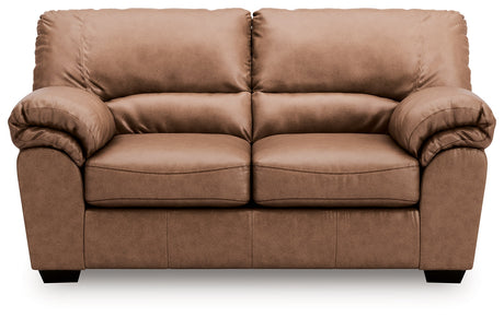WillowBend Caramel Sofa and Loveseat by Ashley at Eve Furniture