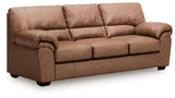 WillowBend Caramel Sofa and Loveseat by Ashley at Eve Furniture