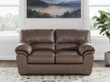 WillowBend Umber Loveseat by Ashley at Eve Furniture