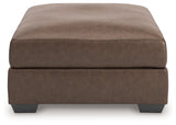 WillowBend Umber Oversized Accent Ottoman by Ashley at Eve Furniture