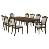 Willowbrook Walnut 9-Piece Rectangular Dining Set