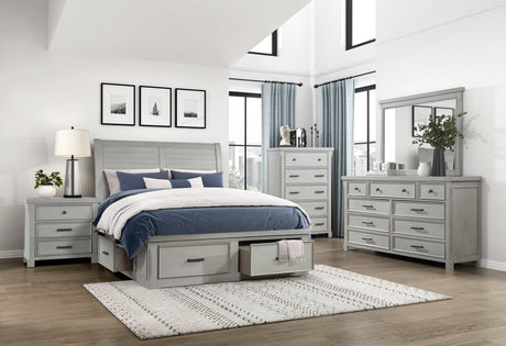 Willowbrook Light Gray Chest by Homelegance at Eve Furniture