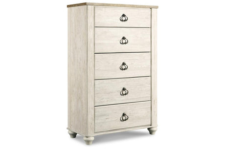 Willowton Two-tone Chest of Drawers by Ashley at Eve Furniture