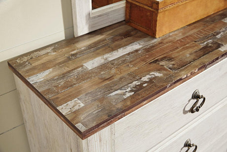 Willowton Two-tone Dresser by Ashley at Eve Furniture