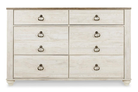 Willowton Two-tone Dresser by Ashley at Eve Furniture