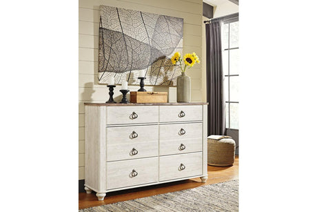 Willowton Two-tone Dresser by Ashley at Eve Furniture