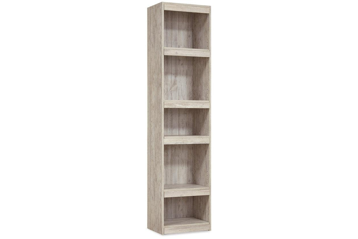 Willowton Whitewash 4-Piece Entertainment Center with Electric Fireplace by Ashley at Eve Furniture