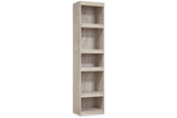 Willowton Whitewash 4-Piece Entertainment Center with Electric Fireplace by Ashley at Eve Furniture