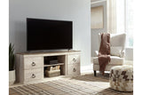 Willowton Whitewash 60" TV Stand by Ashley at Eve Furniture