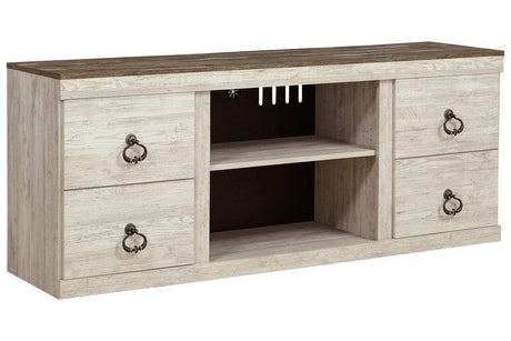 Willowton Whitewash 60" TV Stand by Ashley at Eve Furniture