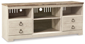 Willowton Whitewash 64" TV Stand by Ashley at Eve Furniture