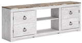 Willowton Whitewash 72" TV Stand