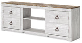 Willowton Whitewash 72" TV Stand