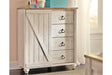 Willowton Whitewash Dressing Chest by Ashley at Eve Furniture