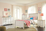 Willowton Whitewash Full Panel Bed by Ashley at Eve Furniture