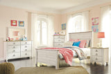 Willowton Whitewash Full Panel Bed by Ashley at Eve Furniture