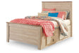 Willowton Whitewash Full Storage Platform Bed with 2 Drawers by Ashley at Eve Furniture