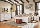 Willowton Whitewash Panel Bedroom Set by Ashley at Eve Furniture