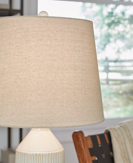 Willport Off White Table Lamp by Ashley at Eve Furniture