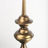 Willson Black Iron W/Antique Brass Dome Pendant Light by Mercana at Eve Furniture