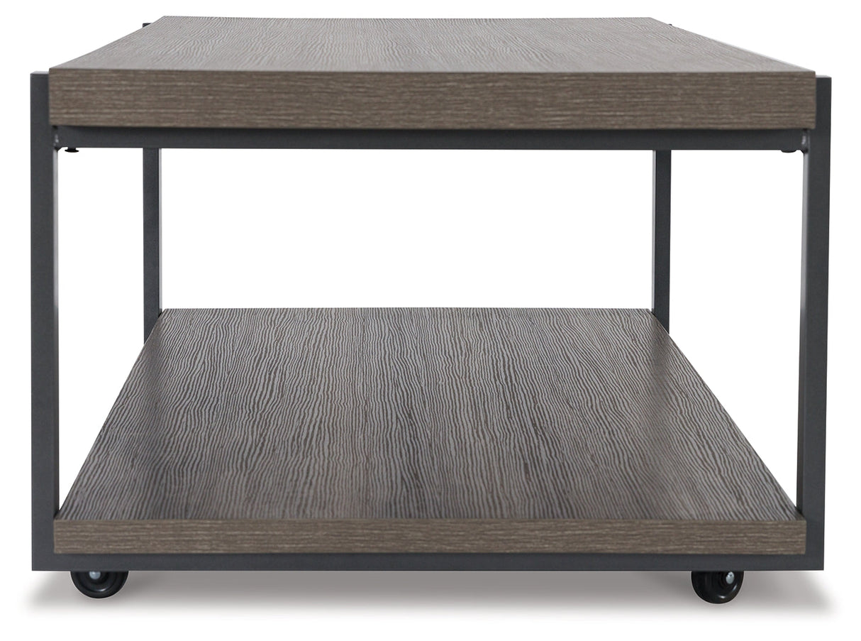 Wilmaden Gray/Black Table