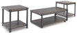 Wilmaden Gray/Black Table by Ashley at Eve Furniture