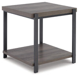Wilmaden Gray/Black Table by Ashley at Eve Furniture