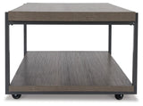 Wilmaden Gray/Black Table by Ashley at Eve Furniture