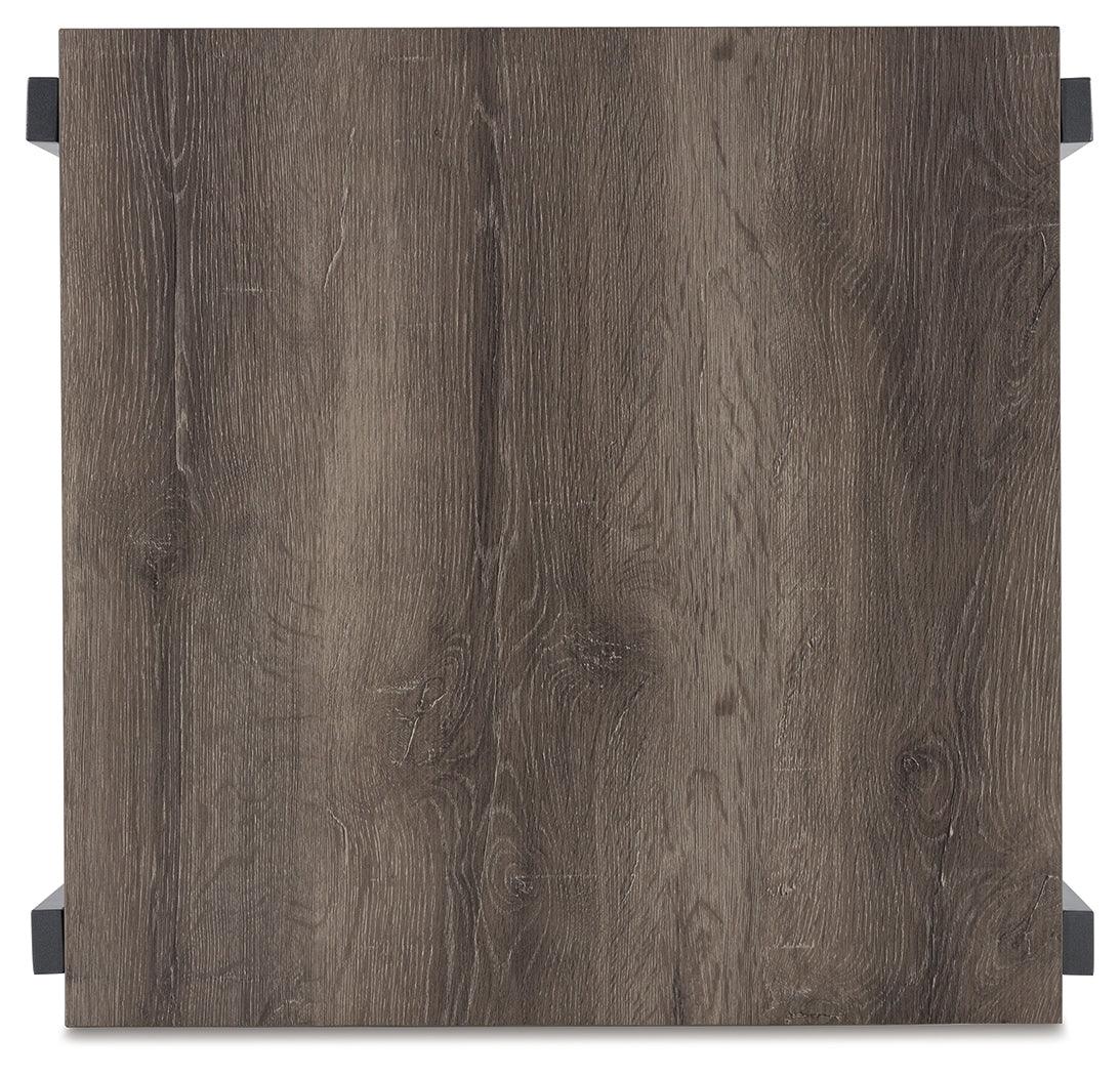 Wilmaden Gray/Black Table by Ashley at Eve Furniture