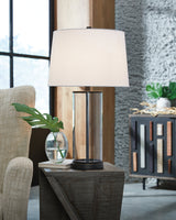 Wilmburgh Clear/Bronze Finish Table Lamp