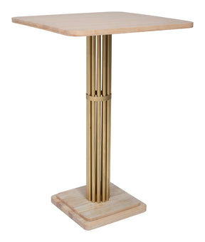 Wilou Natural Bar Table by Zuomod at Eve Furniture