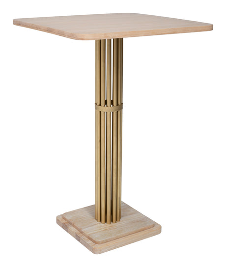 Wilou Natural Bar Table by Zuomod at Eve Furniture