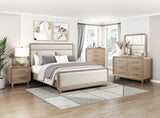 Wilshire Natural California King Bed by Homelegance at Eve Furniture